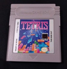 Nintendo Game Boy Tetris Game And Game Case