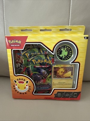 Pokémon TCG 2026 30th Anniversary Day Box Pikachu Promo Card Coin Boosters
