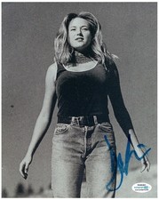 Jewel Kilcher Autograph 8x10 Photo Vintage Young ACOA