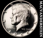 1964 Silver Kennedy Half Dollar - Choice Gem Proof  Lustrous  #K1382
