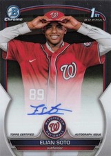 Elian Soto #CPA-ES 2023 Bowman Draft - Chrome Prospect Autographs Auto