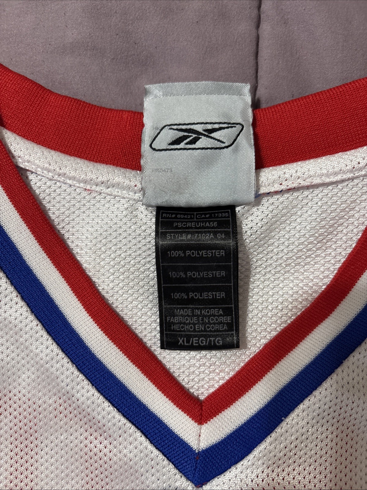 Detroit Pistons Hamilton "Hardwood Classics" Reebok Jersey Size XL thumbnail 7