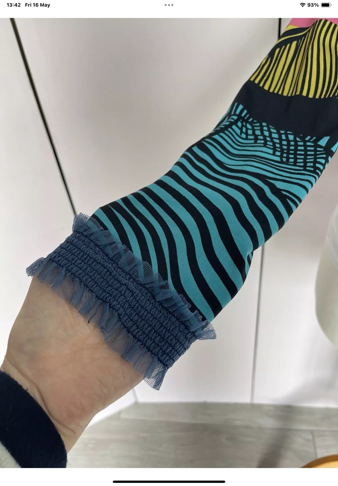 Save The Queen Multicoloured Patchwork Lace & Net… - image 12