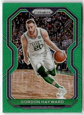 Gordon Hayward 2020-21 Panini Prizm Green Boston Celtics #47