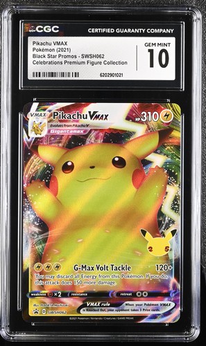 Pikachu VMAX graded CGC 10 for sale on eBay