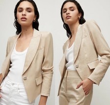 Veronica Beard Hosanna Dickey Linen Jacket Size 8