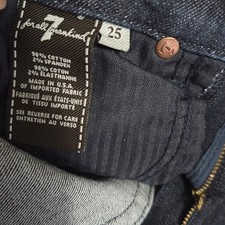 7 For All Mankind Skinny Indigo Jeans