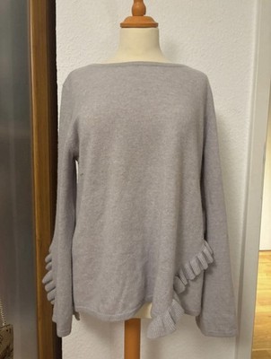 Kaschmirpullover mit Rüschen in XL (Mrs & Hugs)