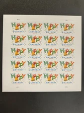 US Stamps 2021 Happy Birthday5 Sheets of 20 / A total of 100