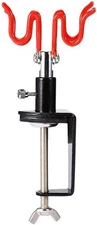 Universal Airbrush Clamp Holder Stand Holds up to 2 Spray Gun Red 