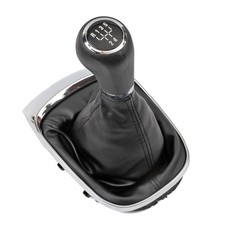 Pomello Leva del Cambio per Opel Mokka Chevrolet Trax 5 Marce Nero Pelle