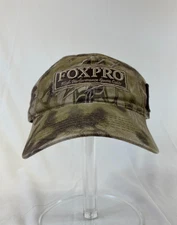 FoxPro Game Calls Baseball Cap Strapback Hat American Flag Camo Outdoor Hunting