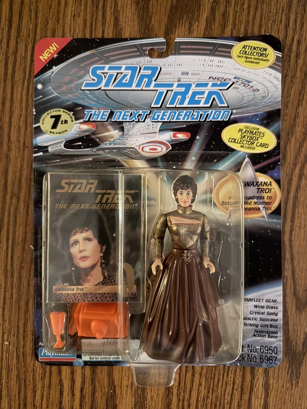 Star Trek The Next Generation Lwaxana Troi Action Figure 6950 Playmates 1994