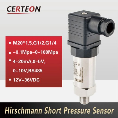 Compact Pressure Transmitter Water Pressure Diffused Silicon Sensor 0-5V 0-10V
