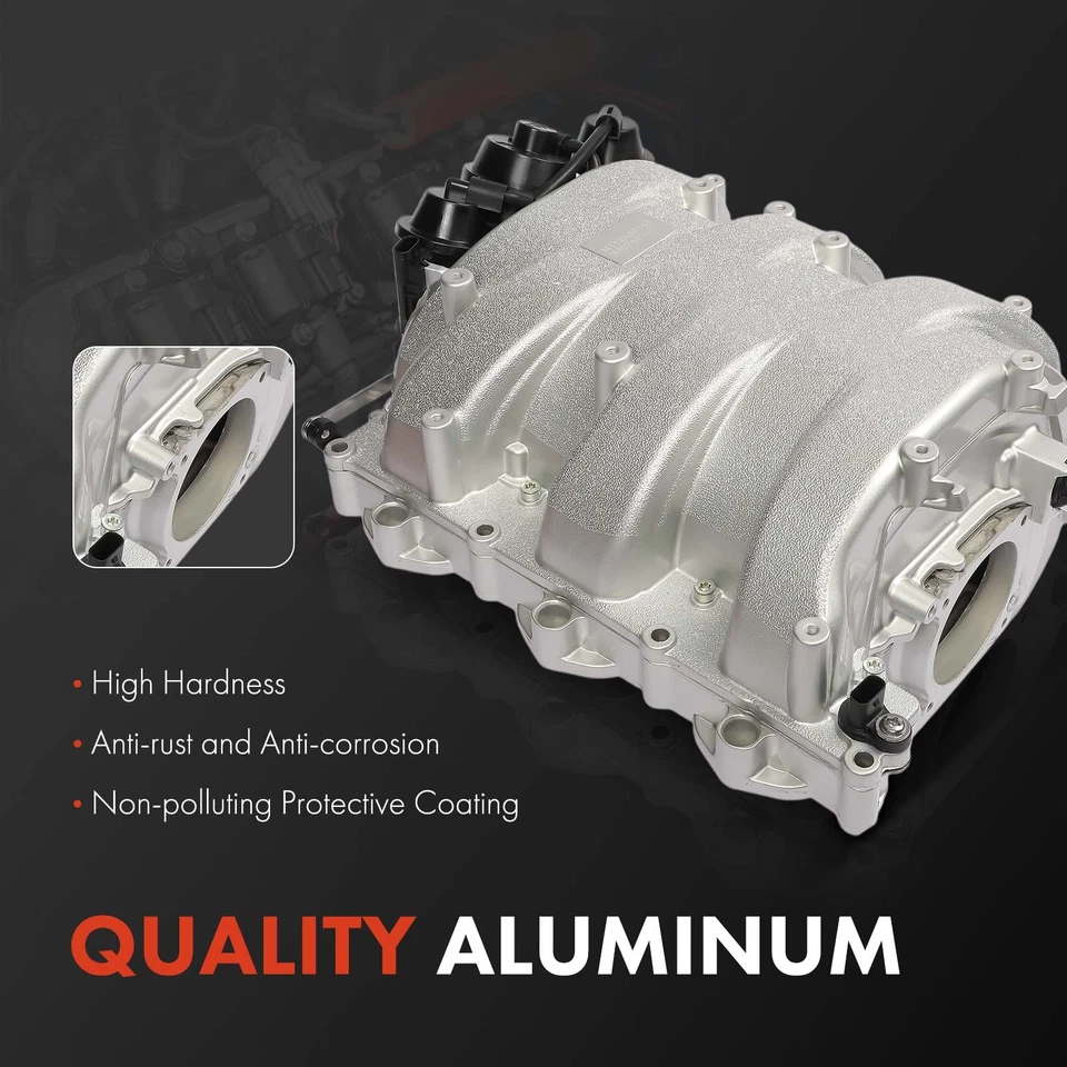 Colector de admisión con kit de reparación de corredor de aleta de aire para Mercedes-Benz E350 ML350 SLK280 Foto 2 de 4