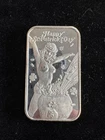 Crown Mint Holiday Beauties 1 Ounce .999 Silver Bar Happy St. Patrick's Day, 84