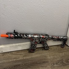 Electric AK47 Auto Gel Ball Blaster Toy Gun Splatter Shot Effect Functional Scop