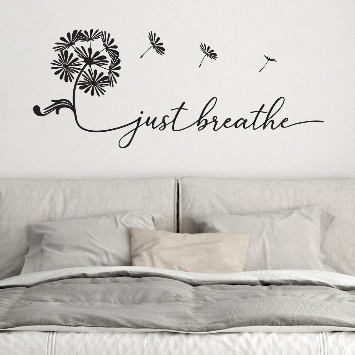 Adesivo Murale Romantico Rosa Con Fiori - Decorazione Per Camera Da Letto, Soggiorno, 45x60 Cm, In PVC