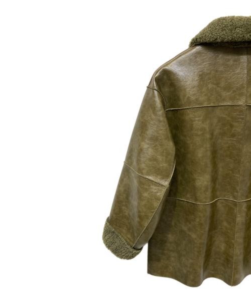 Ameri Women's Reversible Leather Shearling Bomber… - image 6