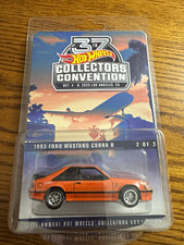 Hot Wheels Collectors Convention 164 1993 Ford Mustang Cobra R Orange Unopened