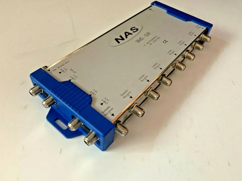 NAS 8-Way Multiswitch 40-2050 MHz Satellite Switch for 8 Receivers SMS-5/8 w/DC - Image 2 of 4