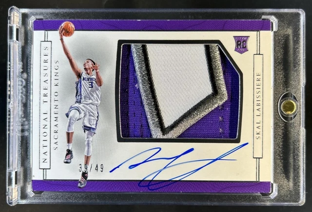 2016-17 National Treasures Skal Labissiere Rookie Patch Auto Horizontal RC #/49