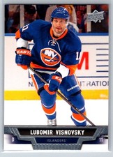 2013-14 Upper Deck Series 1 #17 Lubomir Visnovsky New York Islanders