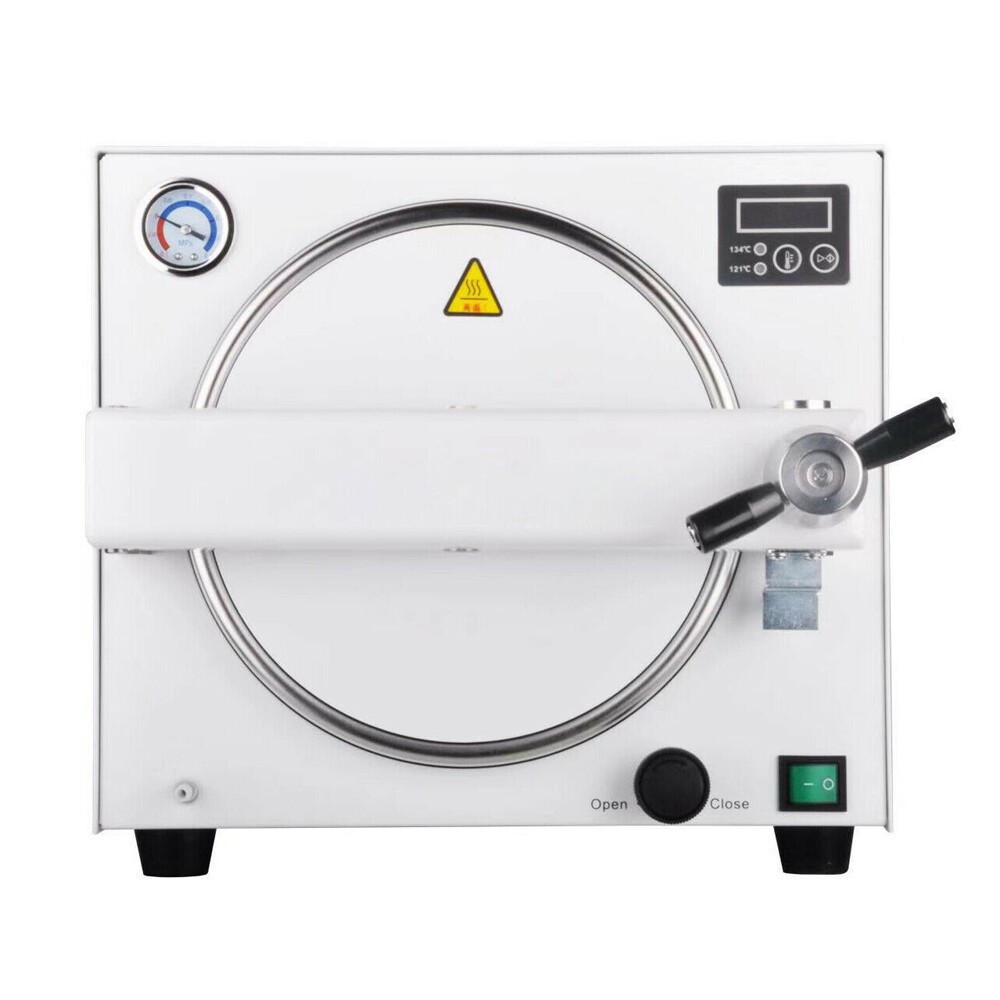 18L Medical Dental Lab Medical Automatic Autoclave Steam Sterilizer 900W 220V