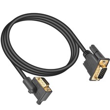 VGA to VGA Cable 5ft 90 Degree VGA Cable Left Angle VGA Cord 15 PIN VGA Monit...