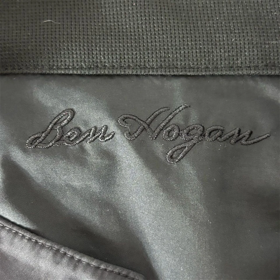 Jaqueta corta-vento Ben Hogan masculina preta tamanho G meio zíper casual - Imagem 3 de 4