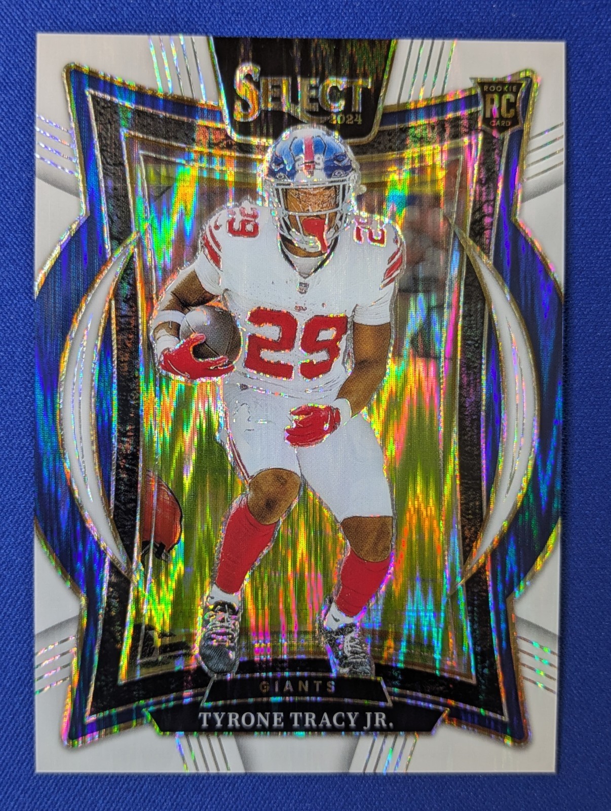 2024 Select Concourse Tyrone Tracy Jr White Shock /199 #61 NY Giants Rookie