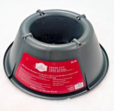 Holiday Time Fresh-Cut Christmas Tree Stand Hold Up To 80lbs 7.5Ft Tall Tree