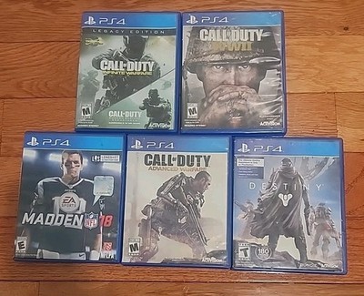 5 Games (PS4)Call of Duty: Advanced Warfare (Sony PlayStation 4, 2014). 