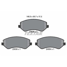 Satz Bremsbeläge Bremsklötze vorne für Jeep Cherokee KJ | 23885268