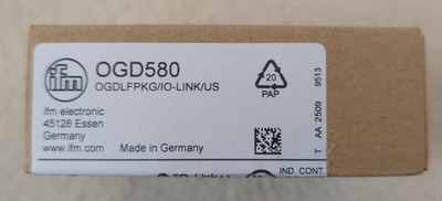 IFM OGD580 Laser Entfernungssensor - Neu