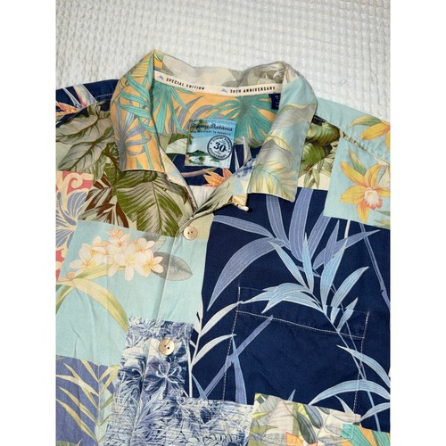 Tommy Bahama Button Down Men M Multicolor 30th Anniversary Special Edition Shirt