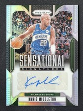 Khris Middleton 2024-25 Panini Prizm Sensational Signatures Silver Auto #SS-KHM