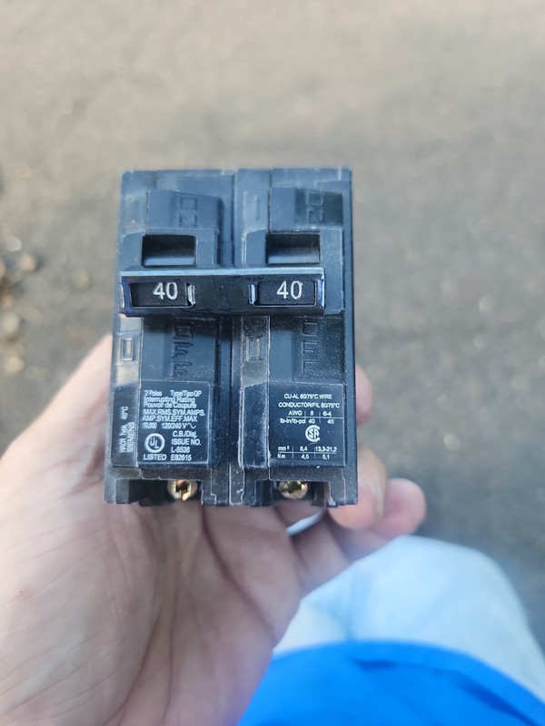 Siemens Q240 40A 2-Pole 240V Circuit Breaker