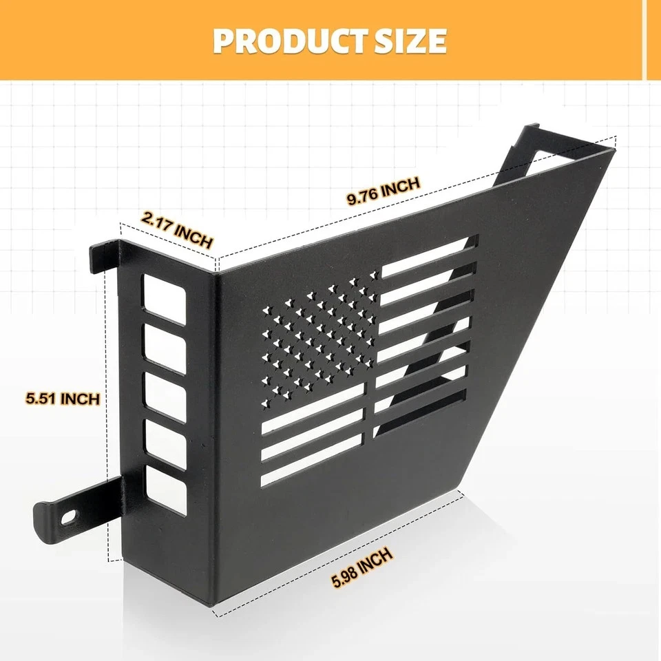 Front/Rear Door Storage Box Side Pocket Organizer for Jeep Wrangler JK 2007-2018 Foto 3 de 4