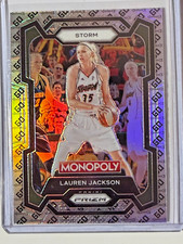 2024 PANINI WNBA MONOPOLY PRIZM PASS GO SP #12 LAUREN JACKSON SEATTLE STORM