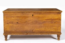 Antique Pennsylvania Grain Painted Blanket Chest