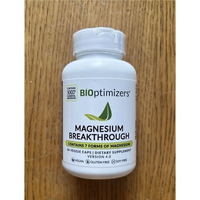 1 bottle Bioptimizers Magnesium Breakthrough all 7 essential forms - 60 capsules