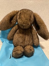 Peluche giocattolo morbido medio Jellycat Hoppeston Luxe Bunny, nuovo, spedizione veloce 