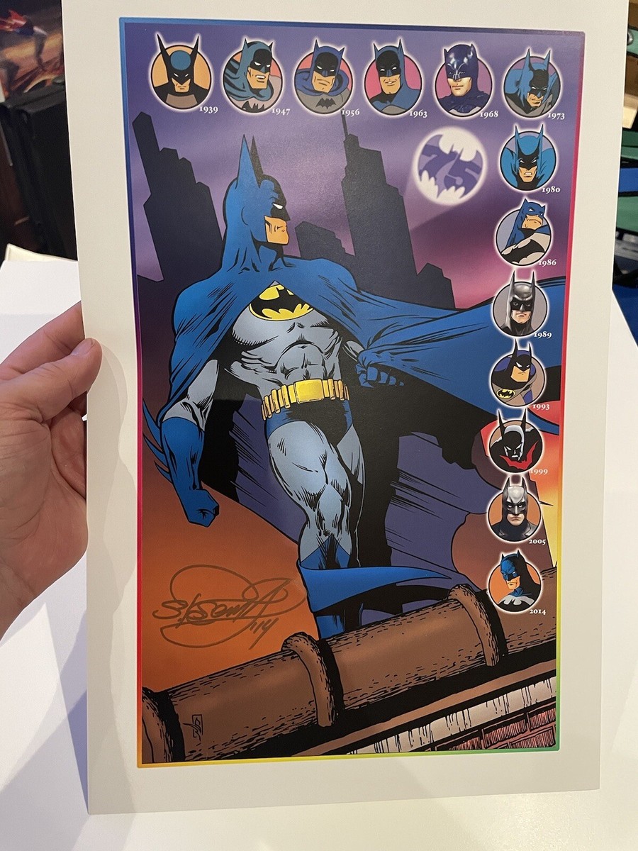 BATMAN ART PRINT Signed by Scott Rosema NM 11x17 | eBay