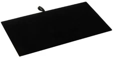 14" x 7-1/2" Black Jewelry Tray Insert, Cushioned & Flocked, (1 to 12 Trays)