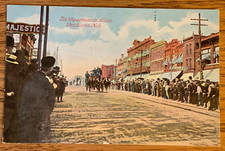 Michigan MI, Port Huron, Horse Drawn Fire Department In Action, ca 1910 Postcard
