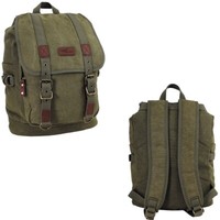 Pure Trash Rucksack Canvas Pt Oliv Retro Vintage Outdoor Reisetasche Tasche Bag
