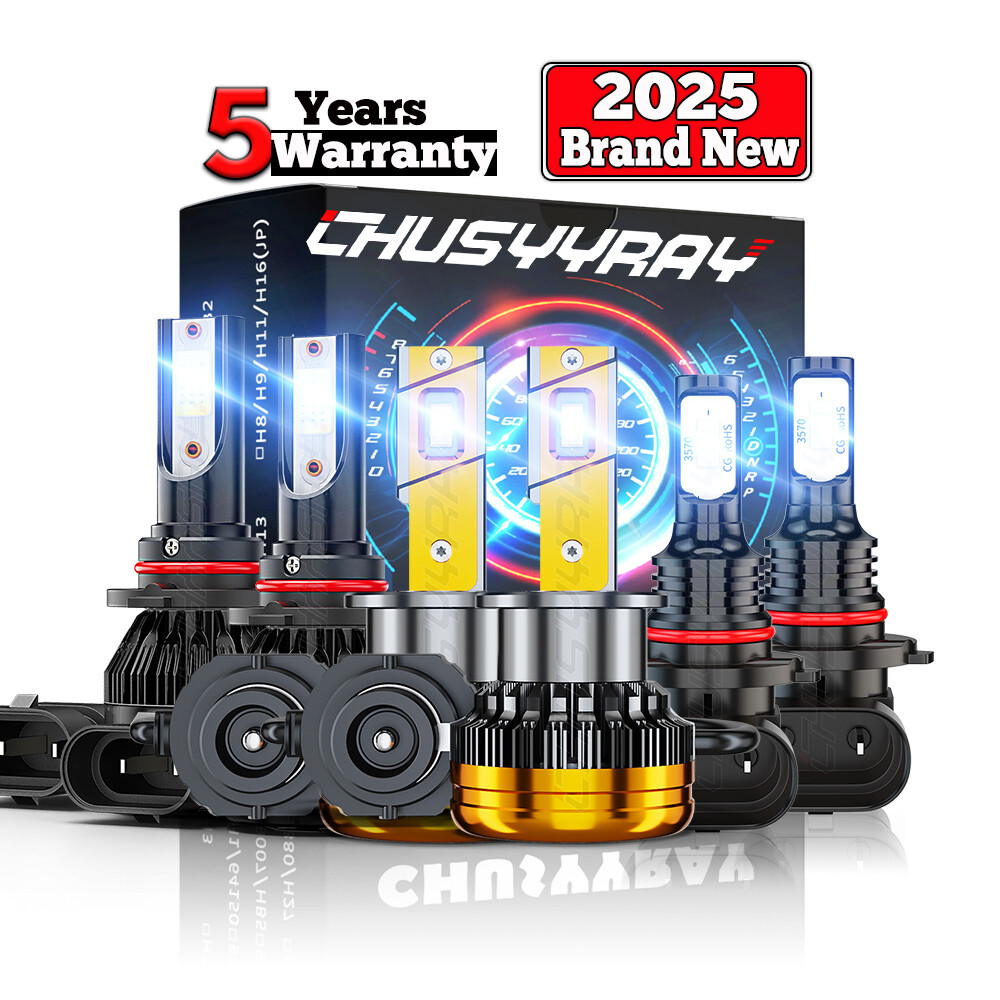 LED Headlight Kit High-Low Beam Fog Light Bulbs For Lexus GS350 2007 2008-2011