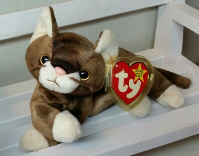 TY POUNCE the CAT BEANIE New w/tag protector