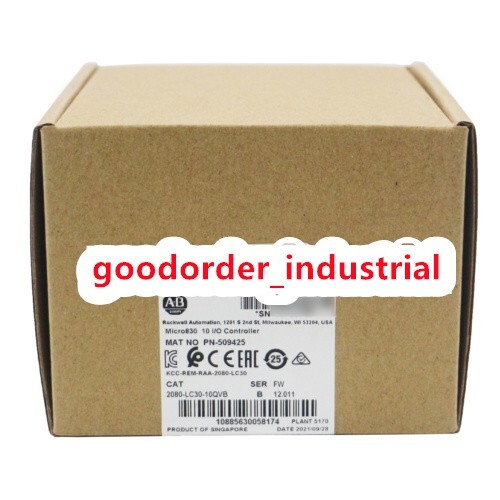 New Factory Sealed AB 2080-LC30-10QVB / B Micro830 CPU 2080LC3010QVB